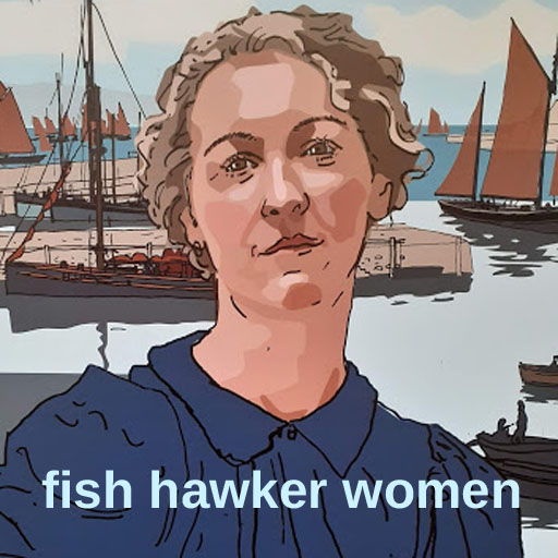 Brixham fish hawker women
