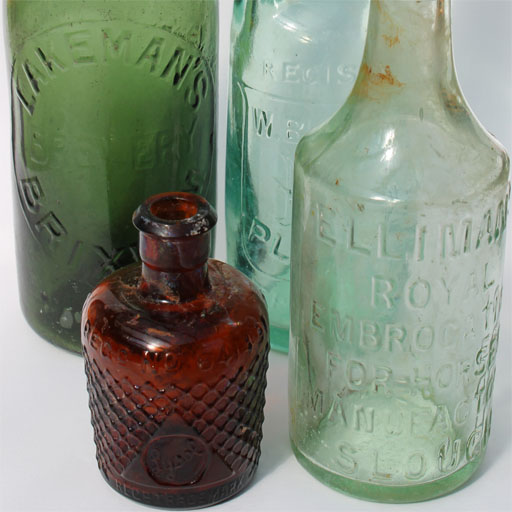 bottles found at Laywell House